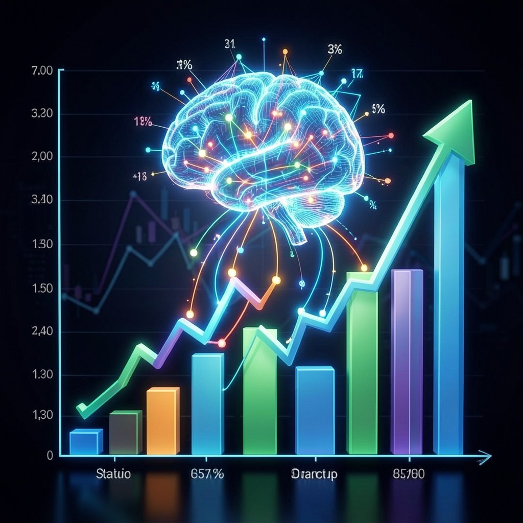 AI startup growth illustration showing directory listings, increased online visibility, website traffic, and more users through AI directory submission.