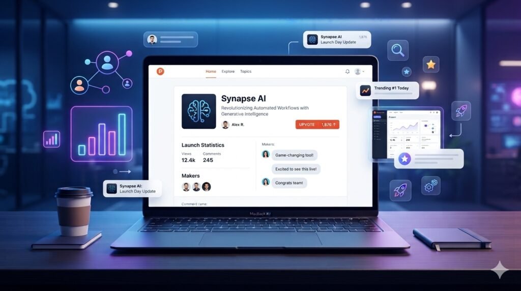 Product Hunt strategy connecting startup launch with long-term growth and SEO