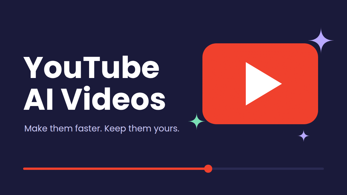 YouTube AI videos created with artificial intelligence tools for content creation